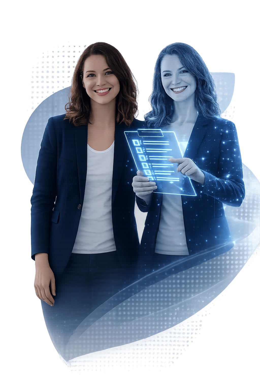 Coach preparing a coaching session using a laptop in a professional office setting